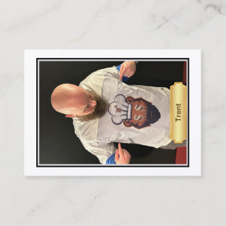 Bearded Baker Banter Trading Kaarten: Trent Jersey Contactkaartje
