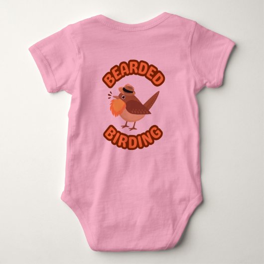Bearded Birding Een-stuk Romper (Achterkant)