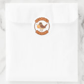 Bearded Birding met Oranje Baard Stickers (Tas)