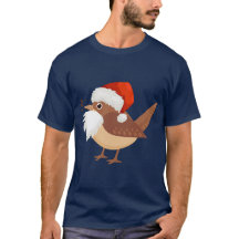 Bearded Birding Schattige Critter Christmas T-shir