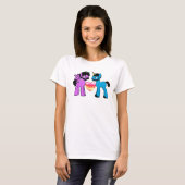 Bearded Brony Vrouwen maat T-shirt (Voorkant volledig)