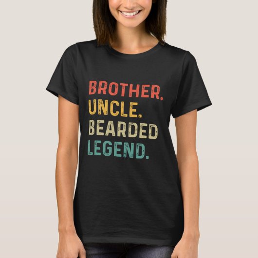 Bearded Brother Oom Baard Legend Vaders T-shirt (Voorkant)