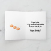 Bearded Chicken Close-Up Photograph Kaart (Binnen)