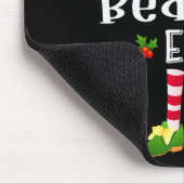 Bearded Christmas Elf Matching Pajama X-mas Party Muismat (Hoek)