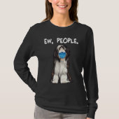 Bearded Colley Mask Holder T-shirt (Voorkant)