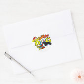 Bearded Collie Agility Gifts Ronde Sticker (Envelop)