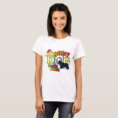 Bearded Collie Agility Gifts T-shirt (Voorkant volledig)