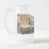 Bearded Collie Art Gifts Matglas Bierpul (Links)