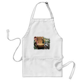 Bearded Collie Art Gifts Standaard Schort
