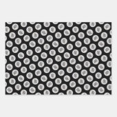 Bearded Collie Beardie Black Tekening Schattigee D Inpakpapier Vel (Voorkant 3)