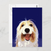 Bearded Collie Briefkaart (Voorkant / Achterkant)