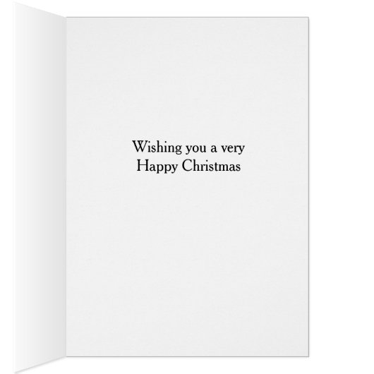 Bearded collie 'Cheese Tax' Christmas card (Binnen (Rechts))