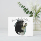 Bearded Collie Dad 2 Briefkaart (Staand voorkant)