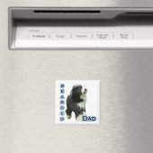 Bearded Collie Dad 4 - Magneet (Insitu (Vaatwasser))