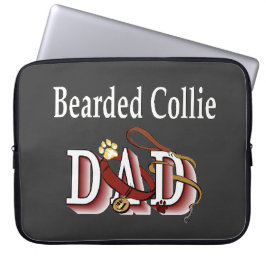 Bearded Collie Dad Gifts Laptop Sleeve