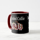 Bearded Collie Dad Gifts Mok (Voorkant links)
