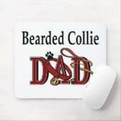 Bearded Collie Dad Gifts Muismat (Met muis)