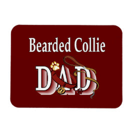 Bearded Collie Dad Magneet