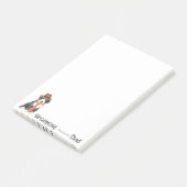 Bearded Collie Dad Post-it® Notes (Schuin)