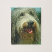 Bearded Collie Dog Puzzle Legpuzzel (Verticaal)