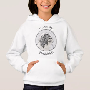 Bearded Collie Drawing - Cute Original Dog Art