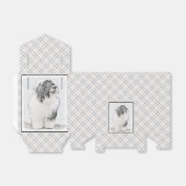 Bearded Collie Drawing - Cute Original Dog Art Bedankdoosjes (Uitgevouwen)