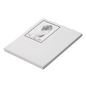 Bearded Collie Drawing - Cute Original Dog Art Notitieblok (Linkerzijde)