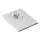 Bearded Collie Drawing - Cute Original Dog Art Notitieblok (Schuin)