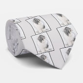 Bearded Collie Drawing - Cute Original Dog Art Stropdas (Opgerold)