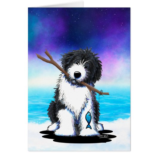 Bearded Collie Gevist (Voorkant)