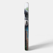 Bearded Collie gluren over oude hek Case-Mate iPhone Case (Achterkant / Links)