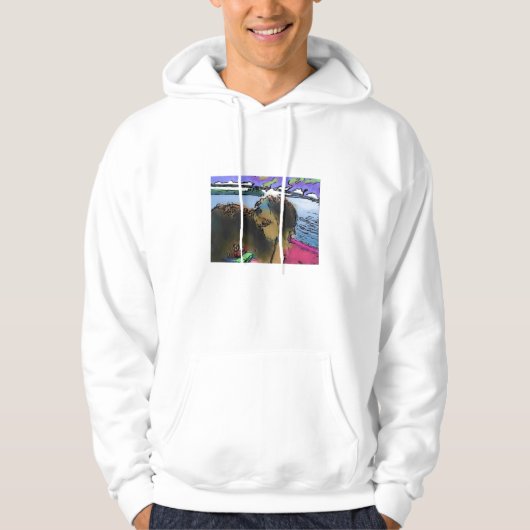 Bearded Collie Hoodie (Voorkant)