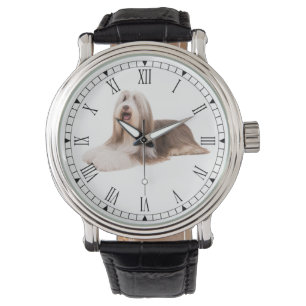 Bearded Collie Horloge