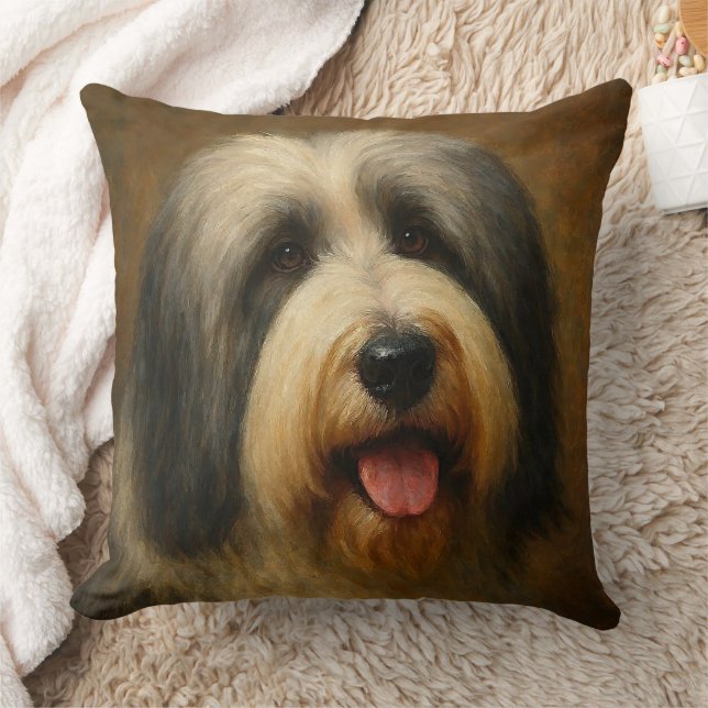 Bearded Collie Kussen (Deken)