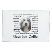 Bearded Collie Kussensloop (Achterkant)