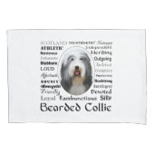 Bearded Collie Kussensloop (Voorkant)