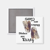 Bearded Collie Lovers Vaatwasser Magneet (Voorkant / Achterkant)