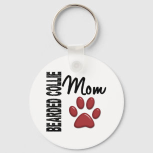 Bearded Collie Ma 2 Sleutelhanger