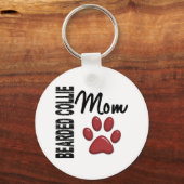 Bearded Collie Ma 2 Sleutelhanger (Voorkant)
