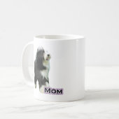 Bearded Collie Moeder 4 Koffiemok (Voorkant links)