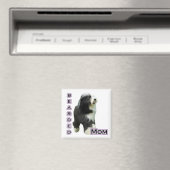 Bearded Collie Moeder 4 - Magneet (Insitu (Vaatwasser))