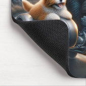 Bearded Collie Motorbike Ride Muismat (Hoek)