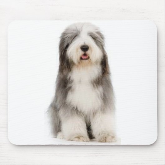 Bearded Collie Mousepad Muismat (Voorkant)