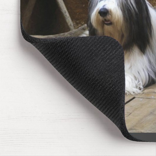 Bearded Collie Muismat (Hoek)