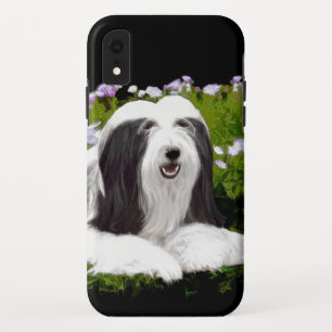 Bearded Collie Painting - Cute Original Dog Art Case-Mate iPhone Case