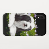 Bearded Collie Painting - Cute Original Dog Art Case-Mate iPhone Case (Achterkant (horizontaal))