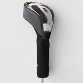 Bearded Collie Painting - Cute Original Dog Art Golfheadcover (Schuin)