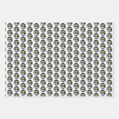 Bearded Collie Painting - Cute Original Dog Art Inpakpapier Vel (Voorkant 2)