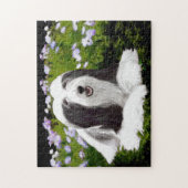 Bearded Collie Painting - Cute Original Dog Art Legpuzzel (Verticaal)