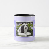 Bearded Collie Painting - Cute Original Dog Art Mok (Midden)